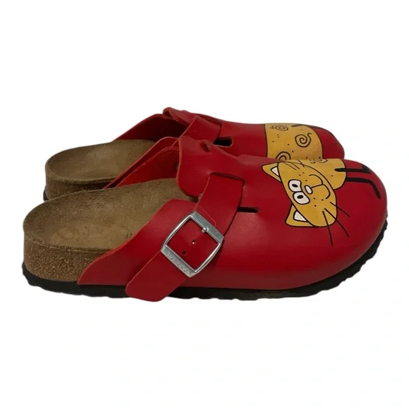 BIRKENSTOCK BIRKIES EU SZ 37, US SZ 7 NARROW CAT CLOGS - Picture 4 of 7